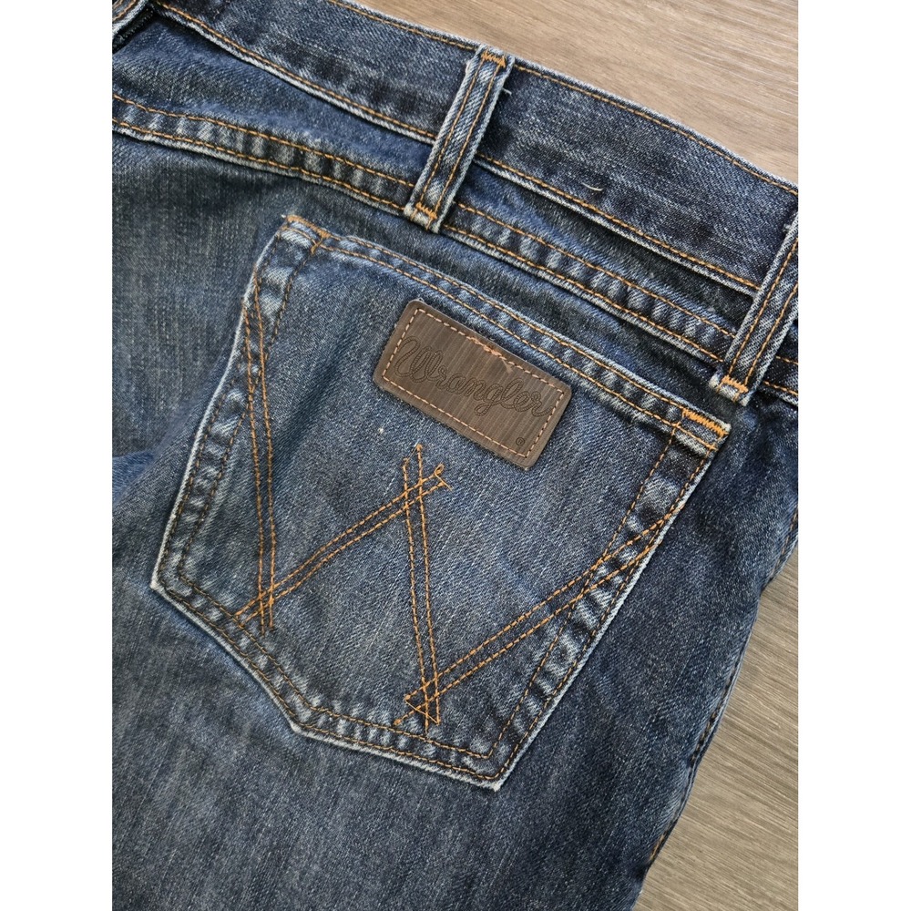 Wrangler 20X Style 01 Competition Mens 40x32 (42x32) Relaxed Fit Bootcut Jeans - Picture 6 of 14